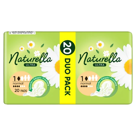 Naturella Ultra, sanitary napkins with wings, chamomile, Normal, 20 pcs