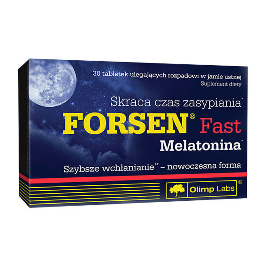 Acquista Olimp Forsen Fast Melatonin, 30 compresse Olimp Forsen Fast Melatonin, 30 compresse