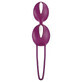 Fun Factory Smartball Duo, geisha balls, double, purple and white