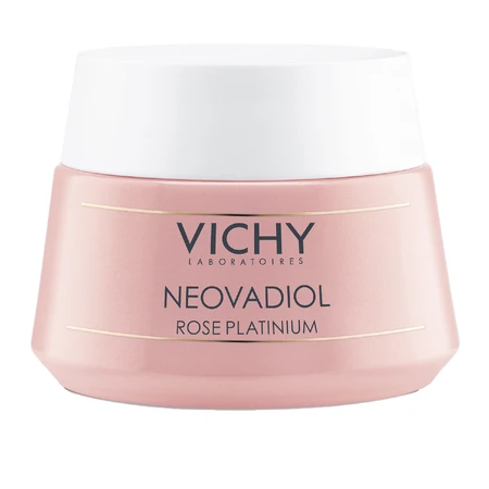Vichy Neovadiol Rose Platinium, Verstevigende en revitaliserende gezichtscrème voor de rijpere, doffe huid, 50 ml