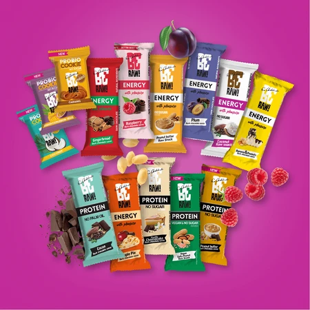 BeRaw! Energy Raw Snack, energiereep, rauwe cacao, kokos, 40 g