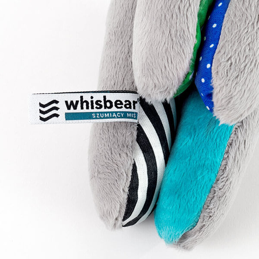 Whisbear Soft, whispering bear, cry sensor, turquoise, 1 pc