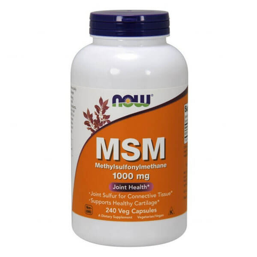 Winkel op Now Foods MSM 1000 mg, methylsulfonylmethaan, 240 capsules Now Foods MSM 1000 mg, methylsulfonylmethaan, 240 capsules