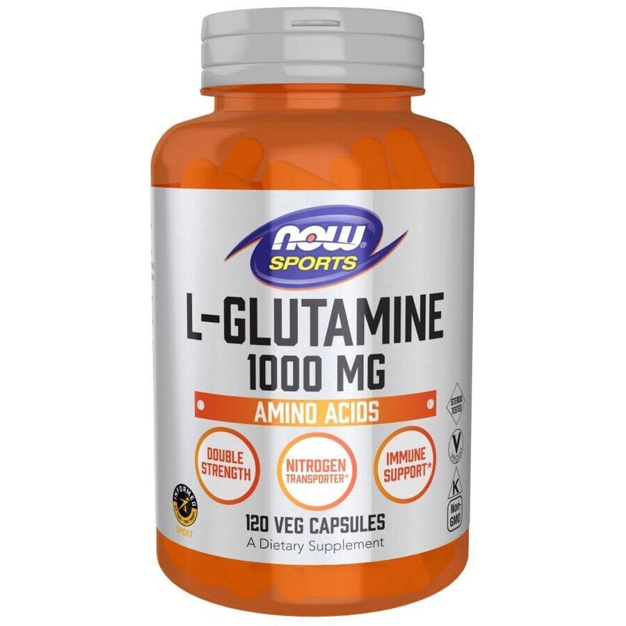 Buy Now Foods, L-Glutamine, 1000 mg, 120 Capsules Now Foods, L-Glutamine, 1000 mg, 120 Capsules
