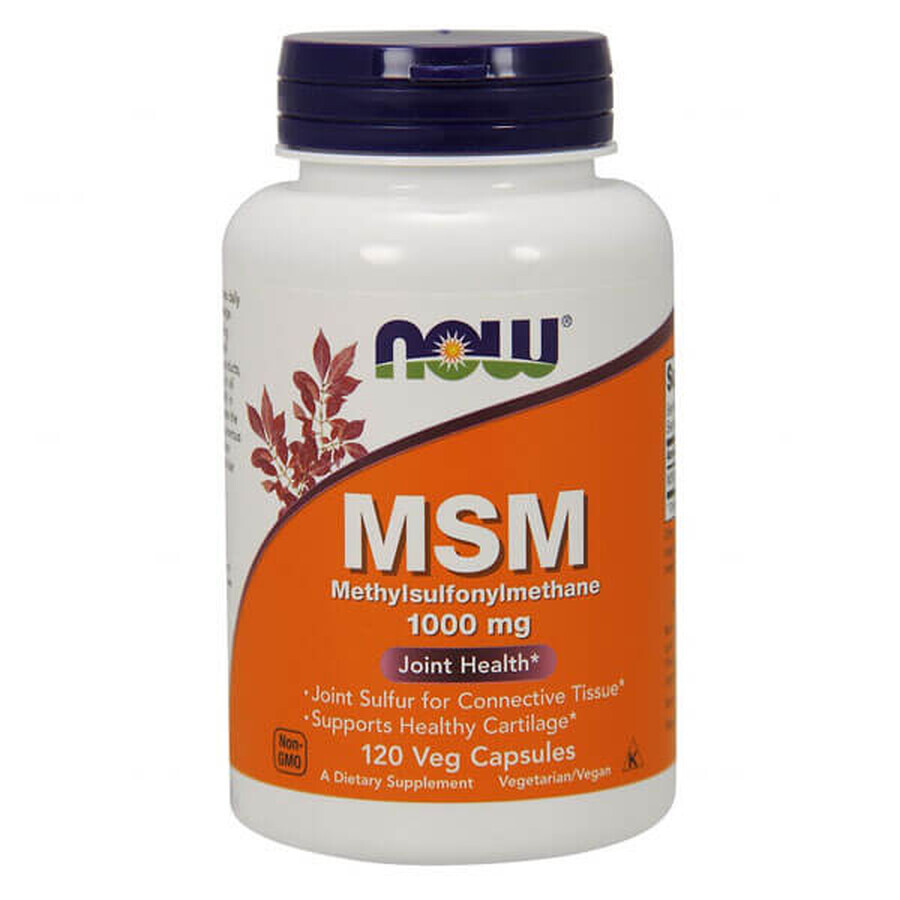 Cumpără Now Foods, MSM 1000 mg, 120 capsule Now Foods, MSM 1000 mg, 120 capsule