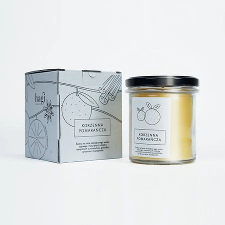 Hagi Spicy Orange, soy candle, 230 g