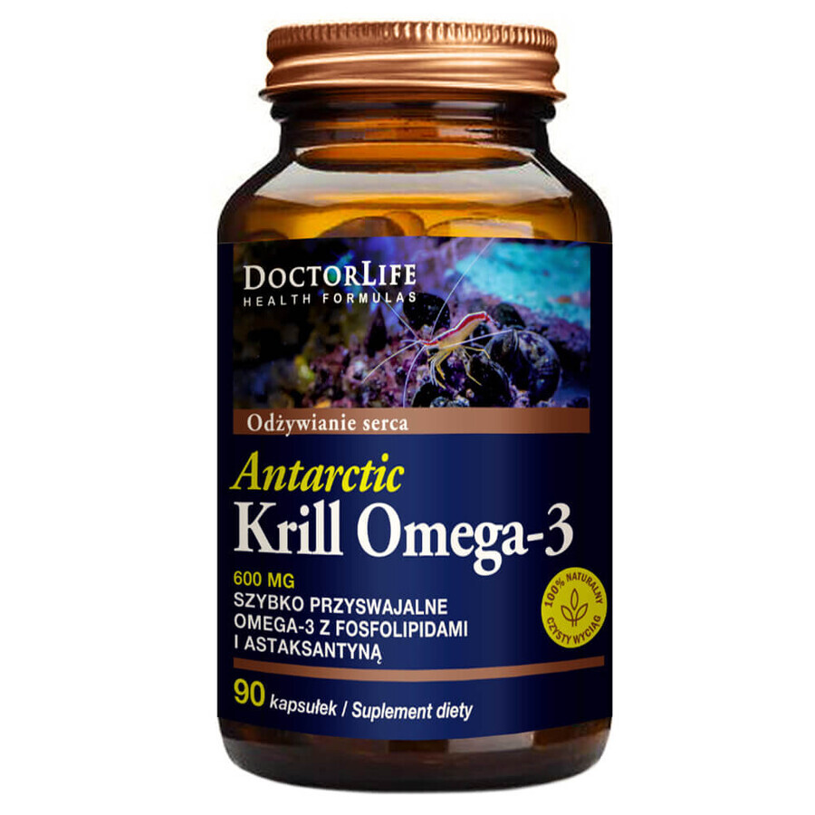 Shop Doctor Life Antarctic Krill Omega-3, Antarktisches Krillöl, 90 Kapseln Doctor Life Antarctic Krill Omega-3, Antarktisches Krillöl, 90 Kapseln