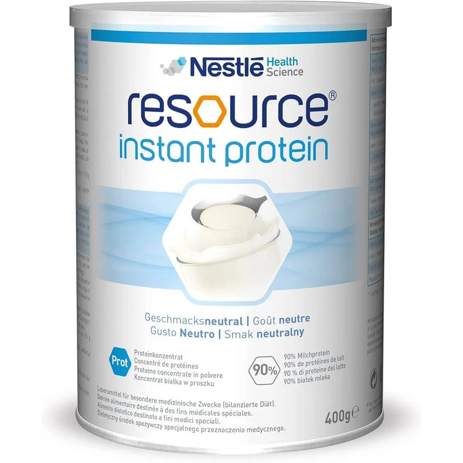 Resource Instant Proteïne, voedingspreparaat, neutrale smaak, 400 g