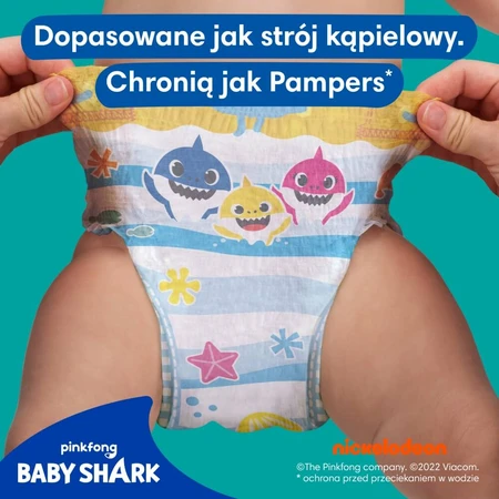 Pampers Splashers, swim diapers, size 4-5, 9-15 kg, 11 pcs