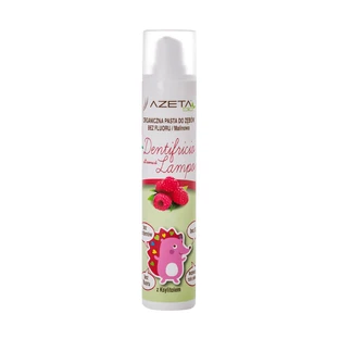 Azeta Bio, dentifrice bio pour bébés, 0-24 mois, framboise, sans fluor, 50 ml