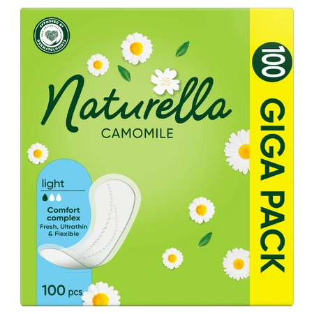 Naturella, sanitary pads, chamomile, Light, 100 pcs