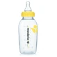 Medela fles met siliconenspeen, medium doorstroming, 250 ml