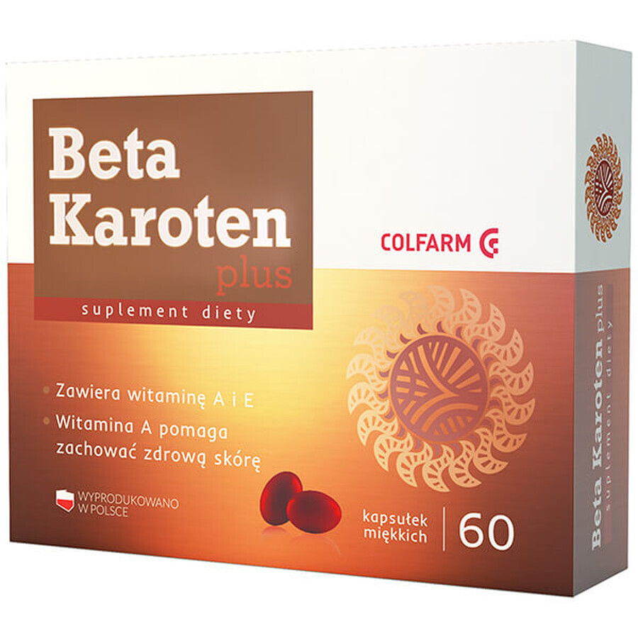 Acquista Beta Carotene Plus, 60 capsule molli Beta Carotene Plus, 60 capsule molli