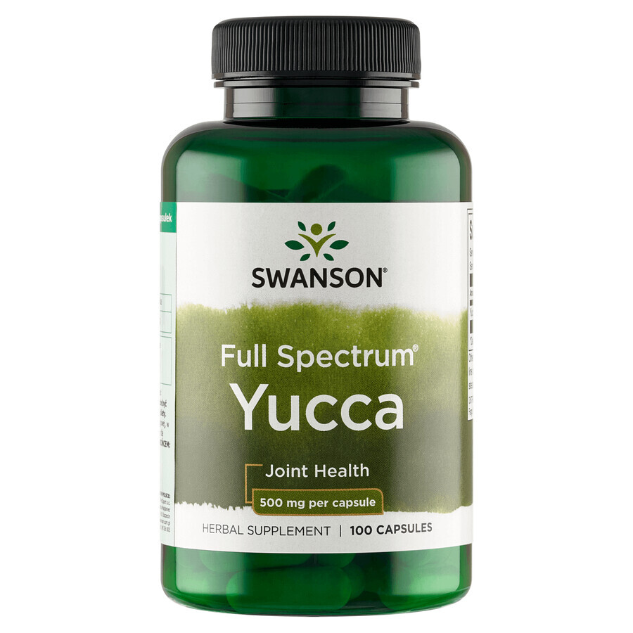 Boutique Swanson Full Spectrum Yucca, yucca, 100 gélules Swanson Full Spectrum Yucca, yucca, 100 gélules