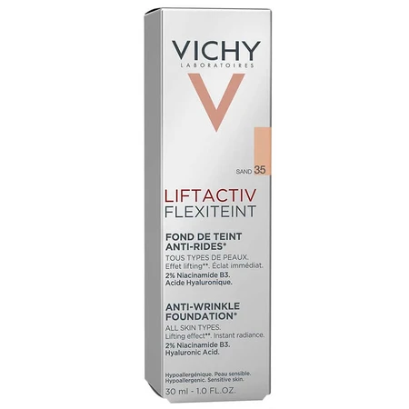 Vichy Liftactiv Flexiteint, Falten glättende Grundierung, 35 Sand, 30 ml
