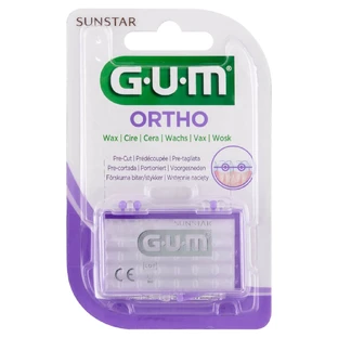 Sunstar Gum Ortho, cera ortodóntica calibrada, insípida, 1 pieza