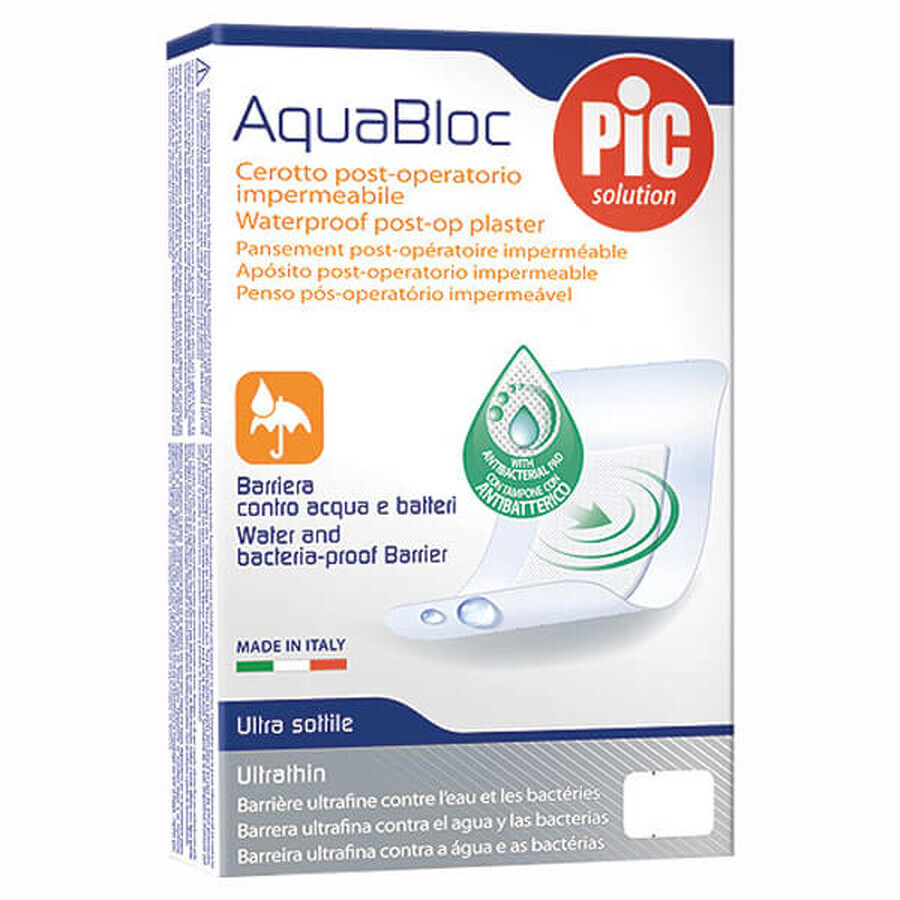 Buy Pic Solution AquaBloc, post-operative plasters, antibacterial, waterproof, 5 cm x 7 cm, 5 pieces Pic Solution AquaBloc, post-operative plasters, antibacterial, waterproof, 5 cm x 7 cm, 5 pieces