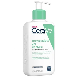 CeraVe, cleansing gel with ceramides, normal and oily skin, 236 ml