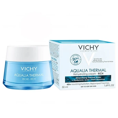 Vichy Aqualia Thermal, crema hidratante rica, 50 ml
