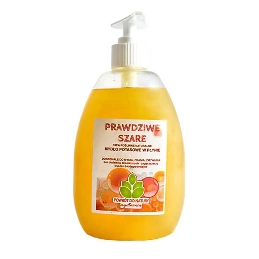 Acquista Ritorno alla natura, vero sapone liquido potassico grigio, 500 ml Ritorno alla natura, vero sapone liquido potassico grigio, 500 ml