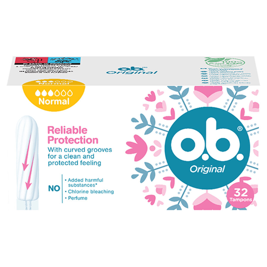 Comprar OB Original, tampones higiénicos, Normal, 32 piezas OB Original, tampones higiénicos, Normal, 32 piezas