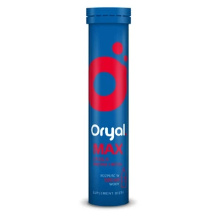 Oryal Max, frambozensmaak, 15 bruistabletten
