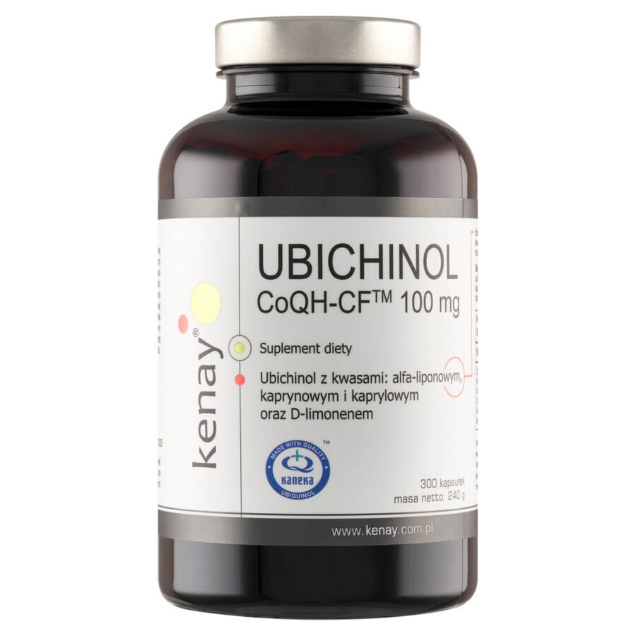 Acquista Kenay, Ubiquinol CoQH-CF 100 mg, 300 capsule Kenay, Ubiquinol CoQH-CF 100 mg, 300 capsule