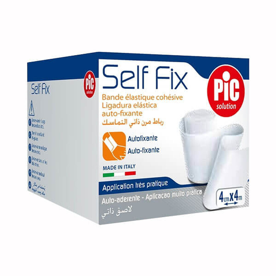Cumpără Pic Solution Self Fix, bandaj elastic, autoadeziv, 4 cm x 4 m, 1 buc Pic Solution Self Fix, bandaj elastic, autoadeziv, 4 cm x 4 m, 1 buc