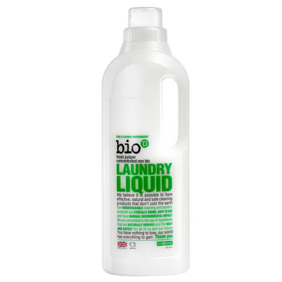 Buy Bio-D, concentrated washing liquid with juniper and seaweed fragrance, hypoallergenic, 1 l Bio-D, concentrated washing liquid with juniper and seaweed fragrance, hypoallergenic, 1 l