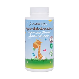 Azeta Bio, Almidón de arroz ecológico para el baño, desde el nacimiento, 100 g