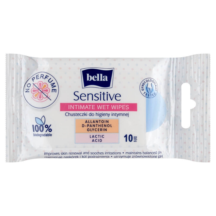 Comprar Bella Sensitive, toallitas húmedas para la higiene íntima, 10 uds. Bella Sensitive, toallitas húmedas para la higiene íntima, 10 uds.