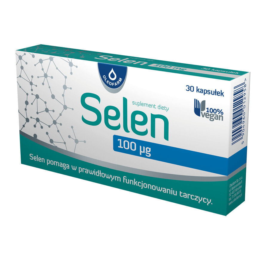 Shop Selen 100 μg, 30 Kapseln Selen 100 μg, 30 Kapseln