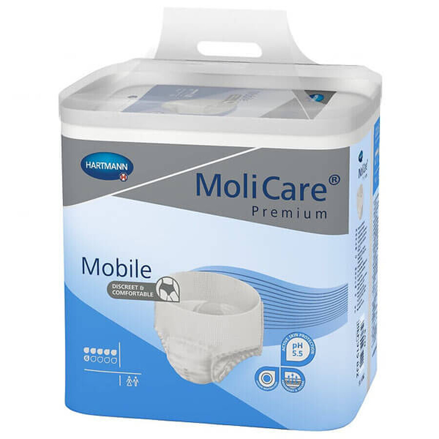 Acquista MoliCare Premium Mobile, pannolini, taglia M, 80-120 cm, 6 gocce, 14 pz. MoliCare Premium Mobile, pannolini, taglia M, 80-120 cm, 6 gocce, 14 pz.