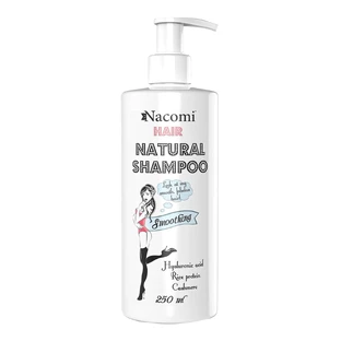 Nacomi, gladmakende en hydraterende shampoo, 250 ml