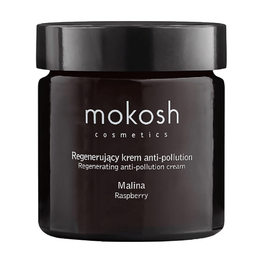 Boutique Mokosh, crème régénérante anti-pollution pour le visage, framboise, 60 ml Mokosh, crème régénérante anti-pollution pour le visage, framboise, 60 ml