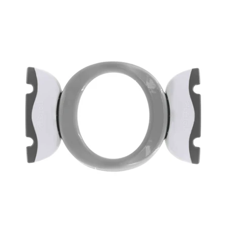 Potette Plus, orinal y asiento de inodoro 2en1, gris y blanco, 1 pieza