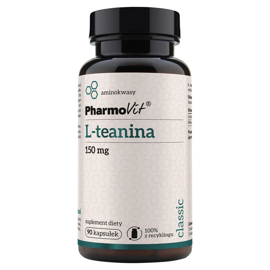 Cumpără PharmoVit L-teanină, 90 capsule PharmoVit L-teanină, 90 capsule