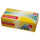Doman Latex Gloves, Non Sterile, Powder Free, White, Size L, 100 Pieces