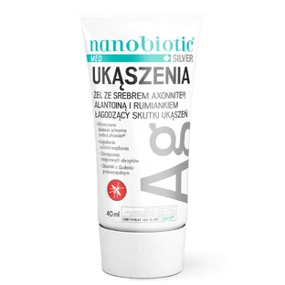 Nanobiotic Med Silver Bites, gel calmante, 40 ml