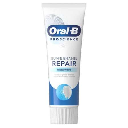 Oral-B Gum &amp; Enamel Repair, dentifrice, Fresh White, 75 ml