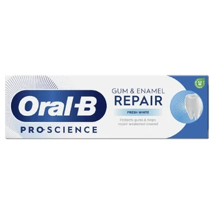 Oral-B Gum &amp; Enamel Repair, dentifrice, Fresh White, 75 ml