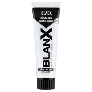 BlanX Black, pasta de dientes blanqueadora, con carbón activado, 75 ml