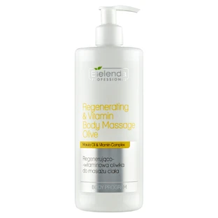 Bielenda Professional, huile régénérante et vitaminée pour le massage du corps, 500 ml