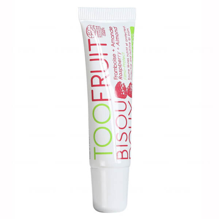 Toofruit, lippenbalsem voor kinderen, bescherming en voeding, amandel en framboos, 10 ml