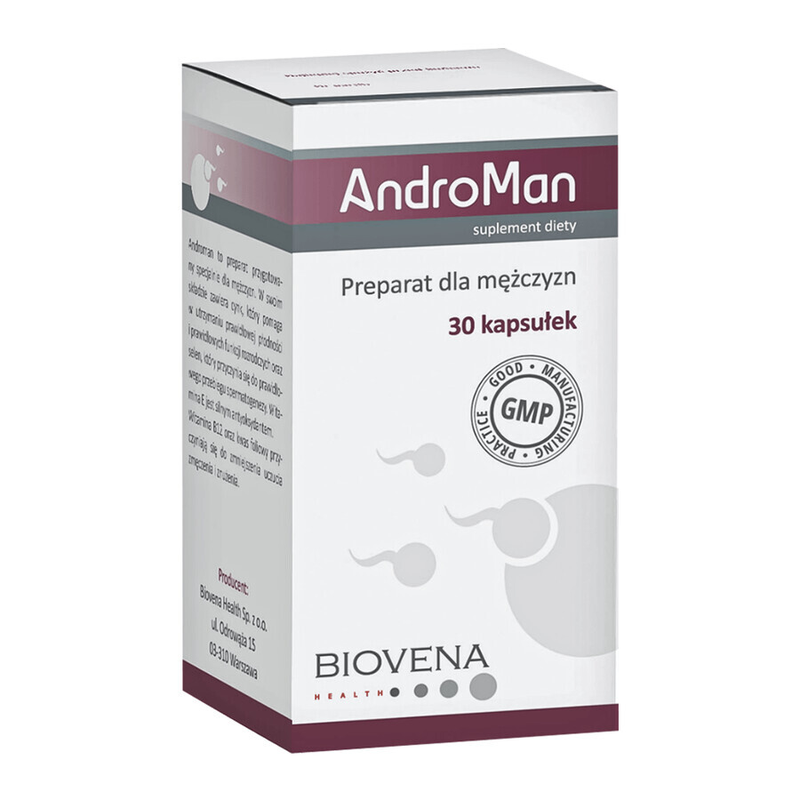 Buy AndroMan, 30 capsules AndroMan, 30 capsules