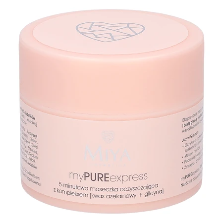 Miya myPUREexpress, 5 minute cleansing mask, 50 g