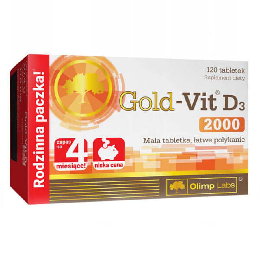 Buy Olimp Gold-Vit D3 2000, 120 tablets Olimp Gold-Vit D3 2000, 120 tablets