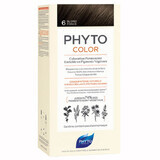 Phyto Color, hair dye, 6 dark blond, 50 ml