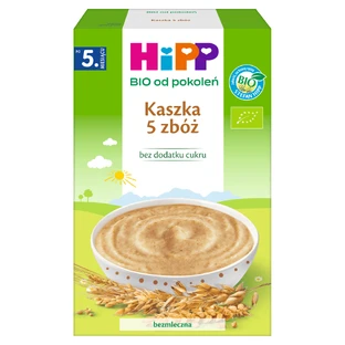 HiPP Porridge 5 cereals Bio, without milk, without added sugar, after 5 months, 200 g