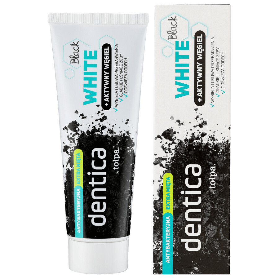 Comprar Dentica, pasta de dientes con carbón activado, Black White, 75 ml Dentica, pasta de dientes con carbón activado, Black White, 75 ml